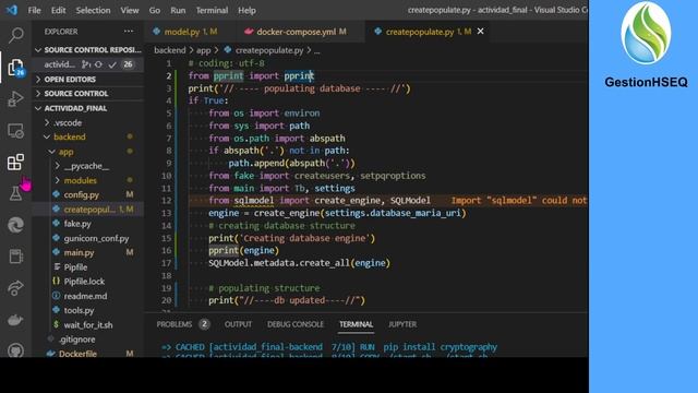 conectar Fastapi y mysql en docker смотреть онлайн