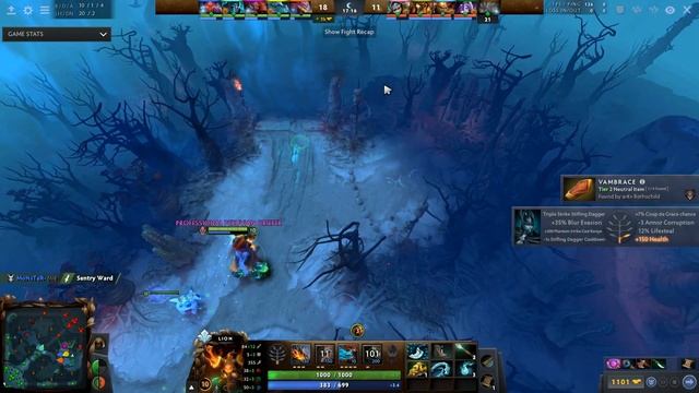 Lion Hard Support Gameplay - Patch 7.28b (Dota 2 Gameplay) смотреть онлайн