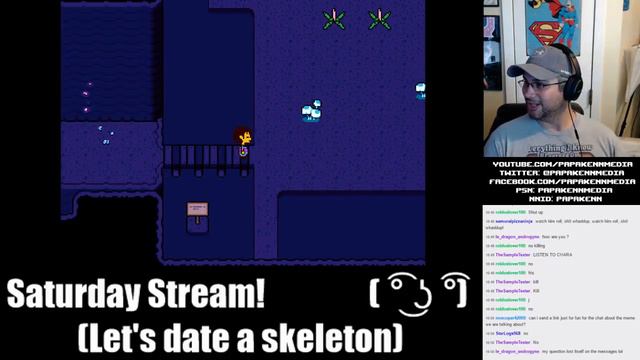 Twitch Livestream: UNDERTALE Part 2 (Let's date a Skeleton!) смотреть онлайн