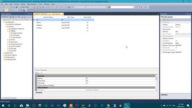 Saving Changes Is Not Permitted SQL Server смотреть онлайн