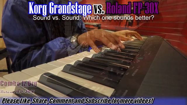 Korg Grandstage vs Roland FP-30X: Sound vs Sound Comparison! Which one sounds better? смотреть онлайн