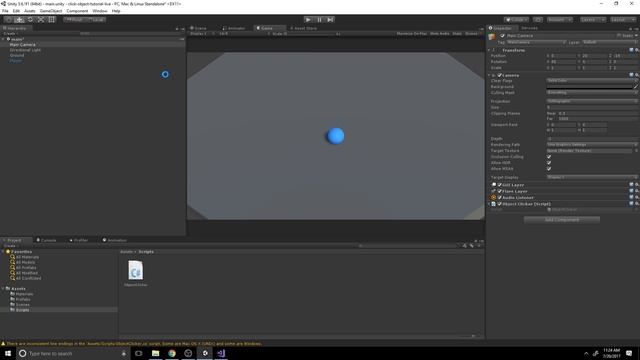 Click Objects In Unity - How To Click Objects in Unity 5 | Unity Mouse Tutorial смотреть онлайн