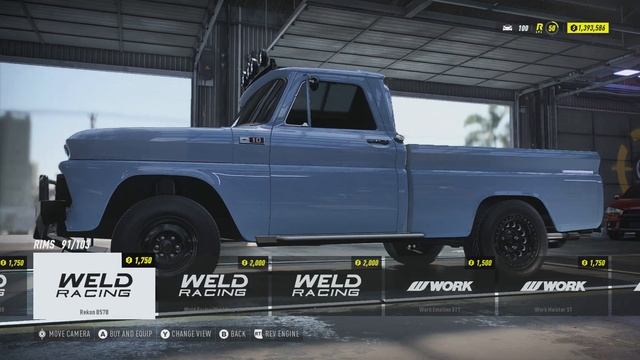 NFS Heat 1965 Chevy C10 Stepside Pickup Customization смотреть онлайн