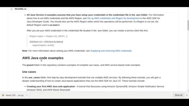 AWS essentials - Step 2 - Using AWS Java SDK (S3 example) смотреть онлайн