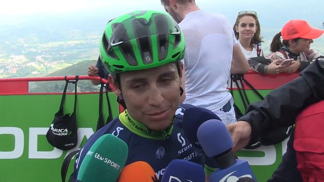 Esteban Chaves despues de la undecima etapa de la Vuelta a España 2016 смотреть онлайн