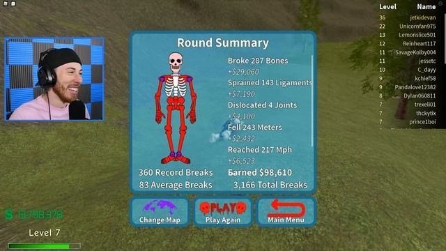 What Would YOU Do for 100,000 ROBUX? (Roblox Broken Bones) смотреть онлайн