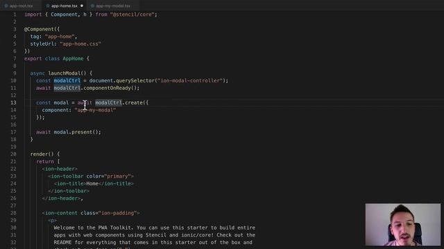 Using Ionic Controllers with Web Components (StencilJS) смотреть онлайн