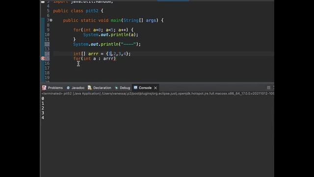 JAVA || How to use a FOR EACH loop || int & string example смотреть онлайн