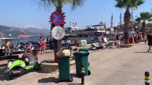 Обзор набережной в Турунч. Отель Turunc Resort и отель Turunc Premium