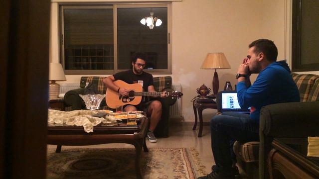 No Woman No Cry - Bob Marley Harmonica and Guitar Cover смотреть онлайн