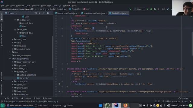 Estrutura de Dados - Algoritmos de Ordenação: Bucket Sort смотреть онлайн