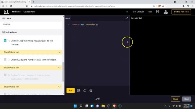 Learn JavaScript Data Types 2023, Codecademy's Data Types on JavaScript 2023, Programming Concepts смотреть онлайн