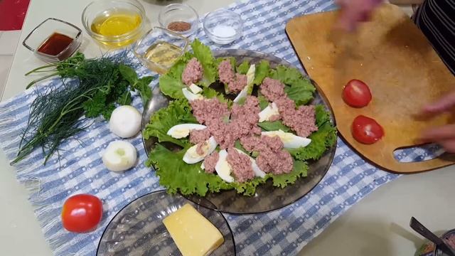 ПП САЛАТ С ТУНЦОМ И МАСЛИНАМИ, И ОЧЕНЬ ВКУСНОЙ ЗАПРАВКОЙ. ОТ ТАКОГО САЛАТА НЕ ПОТОЛСТЕЕШЬ!! смотреть онлайн
