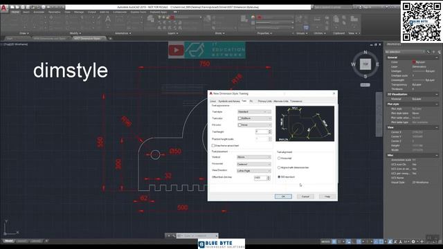 AutoCAD Training Course - 059 - Dimstyles смотреть онлайн