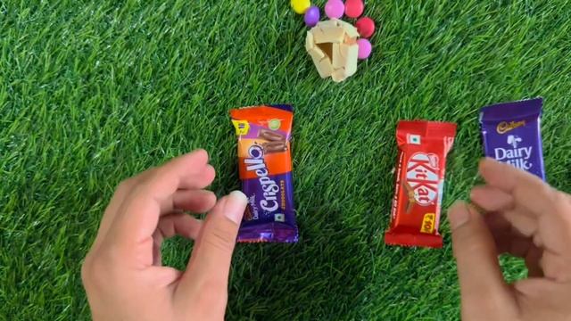 Milkybar vs Crispello vs Gems vs Kitkat vs Dairymilk|| JK-pong Candy смотреть онлайн