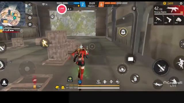 Jugando Free Fire con Suscriptores en Vivo смотреть онлайн