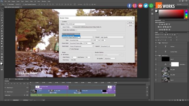 Photoshop Video Edit Timeline Animation | Beginners to advance Hindi Tutorial | ds_works смотреть онлайн