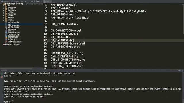 Laravel - Column Sorting With Pagination - Part 1 смотреть онлайн