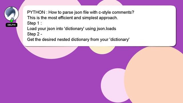 PYTHON : How to parse json file with c-style comments? смотреть онлайн