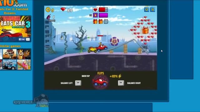 Лучшие флеш игры 2015 видео обзор Car Eats Car 3 Twisted Dreams смотреть онлайн