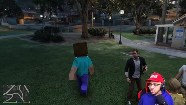 MINECRAFT STEVE MOD (GTA 5 Mods Gameplay) смотреть онлайн