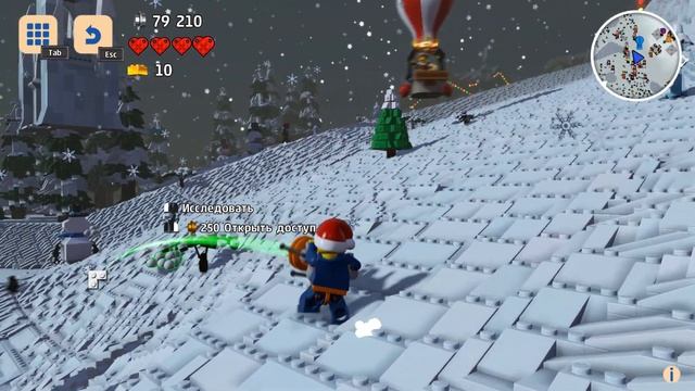 LEGO Worlds для детей Прохождение - Часть 4- НОВЫЙ ГОД ЗИМА новые серии на русском языке смотреть онлайн