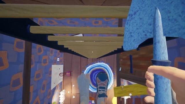 Hello Neighbor - My New Neighbor Mr. Funny's Toy Shop Act 2 Trampoline Gameplay Walkthrough смотреть онлайн