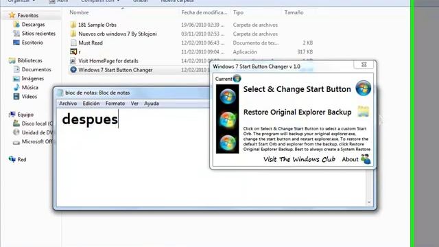 como cambiar el icono del menu de inicio смотреть онлайн