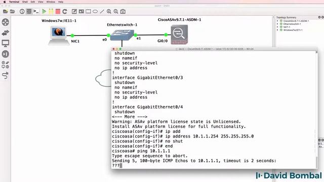USA Version: GNS3, Cisco ASA and ASDM: Configure VIRL ASAv firewall with GNS3 and ASDM (Part 2) смотреть онлайн