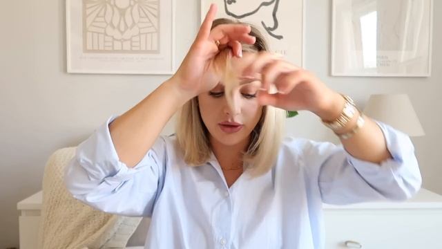 HOW I STYLE MY SHORTER HAIR | GHD RISE BRUSH смотреть онлайн