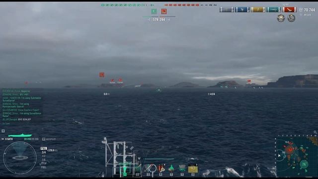 ???USS Gato — American special premium Tier X submarine?210k?x7?World of Warships! смотреть онлайн