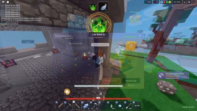 Devs added back 2 enchants (same time) ? Roblox Bedwars смотреть онлайн