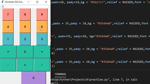 A gui calculator using python and tkinter смотреть онлайн