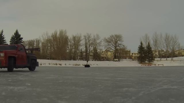 RC CWR Canadian Ice Drifting with HPI Flux Sprint 2, E-10 and Vaterra Cop Car смотреть онлайн