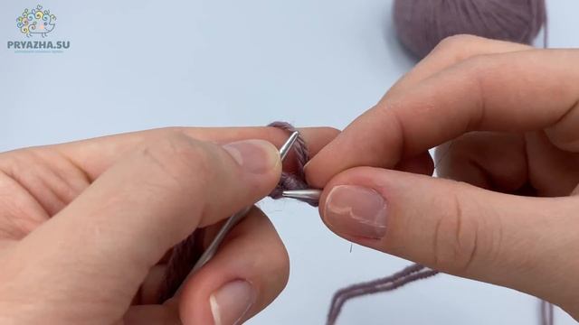 Набор петель зубчиками | Красивый и аккуратный наборный край спицами смотреть онлайн