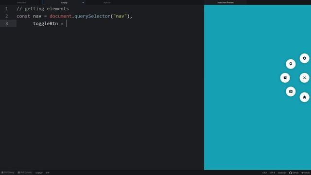 Draggable Circular Navigation Menu in HTML CSS & JavaScript смотреть онлайн