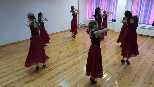 Танец "Ноченька" репетиция февраль 2020 г. смотреть онлайн