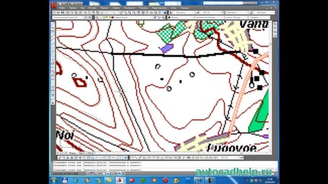 Геодезия в Автокад