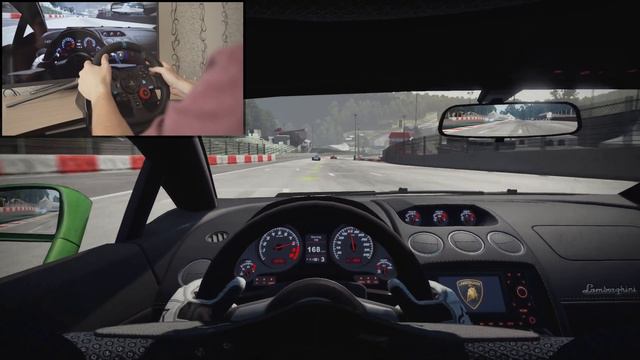 Lamborghini Gallardo LP560-4 - Shift 2: Unleashed | Logitech G29 смотреть онлайн