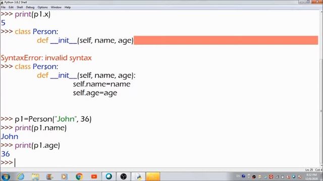 Python Classes and Objects| Python Tutorial -12 смотреть онлайн