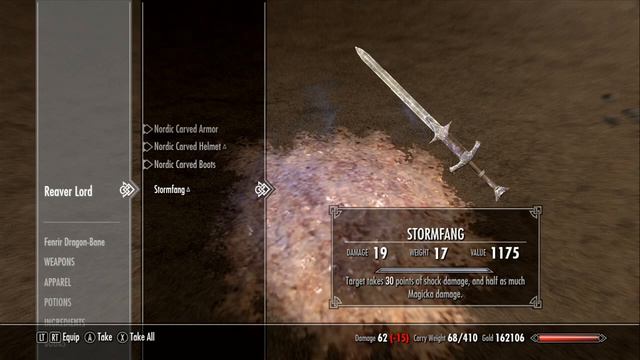 Skyrim Dragonborn DLC - UNIQUE WEAPON - STORMFANG смотреть онлайн