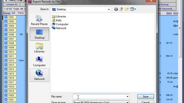 Exporting Contacts to an Excel Spreadsheet смотреть онлайн