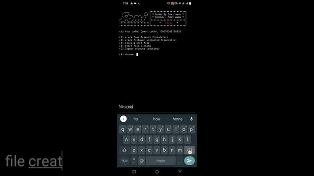 How to ok fb I'd file create 2022|File create in termux смотреть онлайн