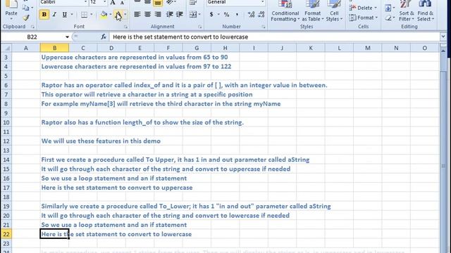 Creating Raptor Flowchart Procedures to Convert String смотреть онлайн