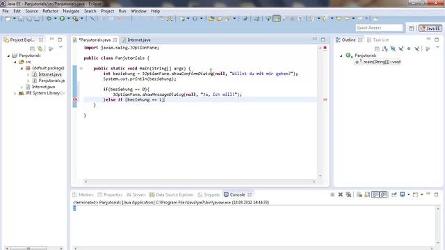 Java Tutorial Programmieren für Anfänger 17 -- Confirm & Message Dialog смотреть онлайн