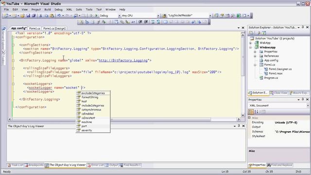 Basic Usage of The Object Guy's Logging Framework смотреть онлайн