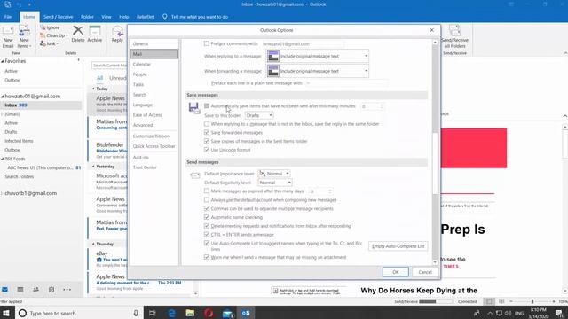 How to Enable Auto Save in Outlook смотреть онлайн