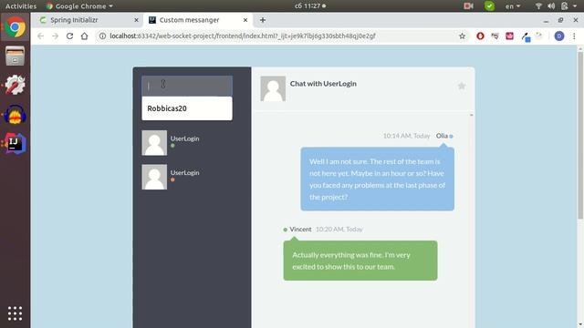 Spring Boot WebSocket: Chat Example смотреть онлайн
