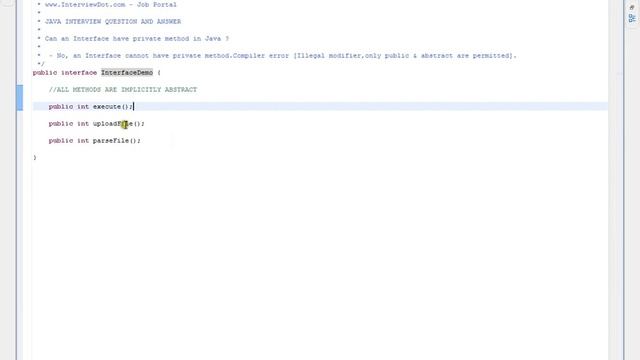 Can an Interface have private method смотреть онлайн