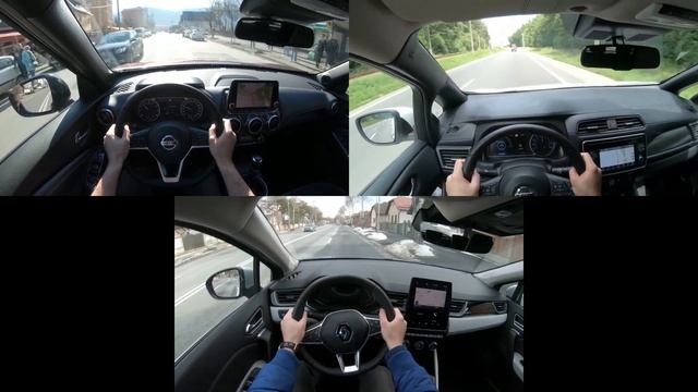 Renault CAPTUR II 2020, Nissan JUKE 2020, LEAF 2019 POV Driving смотреть онлайн